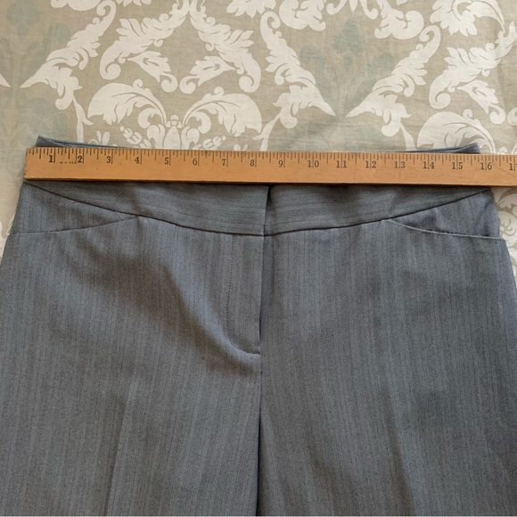 ALFANI Trouser Pants ~SIZE 8 ~Gray Subtle Stripe ~Work Wear, Academia, Classy - Picture 8 of 12